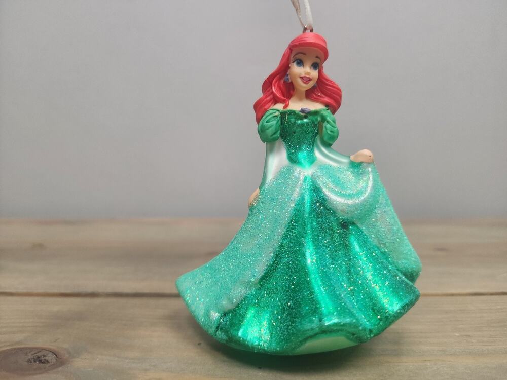 Disney Parks Little Mermaid Ariel Glitter Dress Ornament